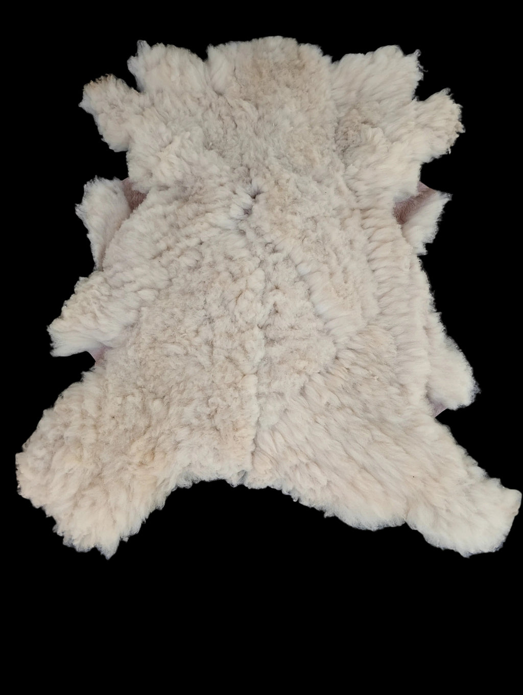 Bark tanned sheepskin 45 x 34 / dense wool 2/3 inch
