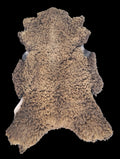 Bark tanned sheepskin 51 x 33 / wool 2.5 inch