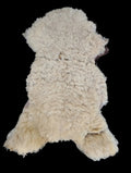 Bark tanned sheepskin 53 x 30 / wool 4 inch