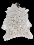 Bark tanned sheepskin 37 x 30 / silky wool and hair