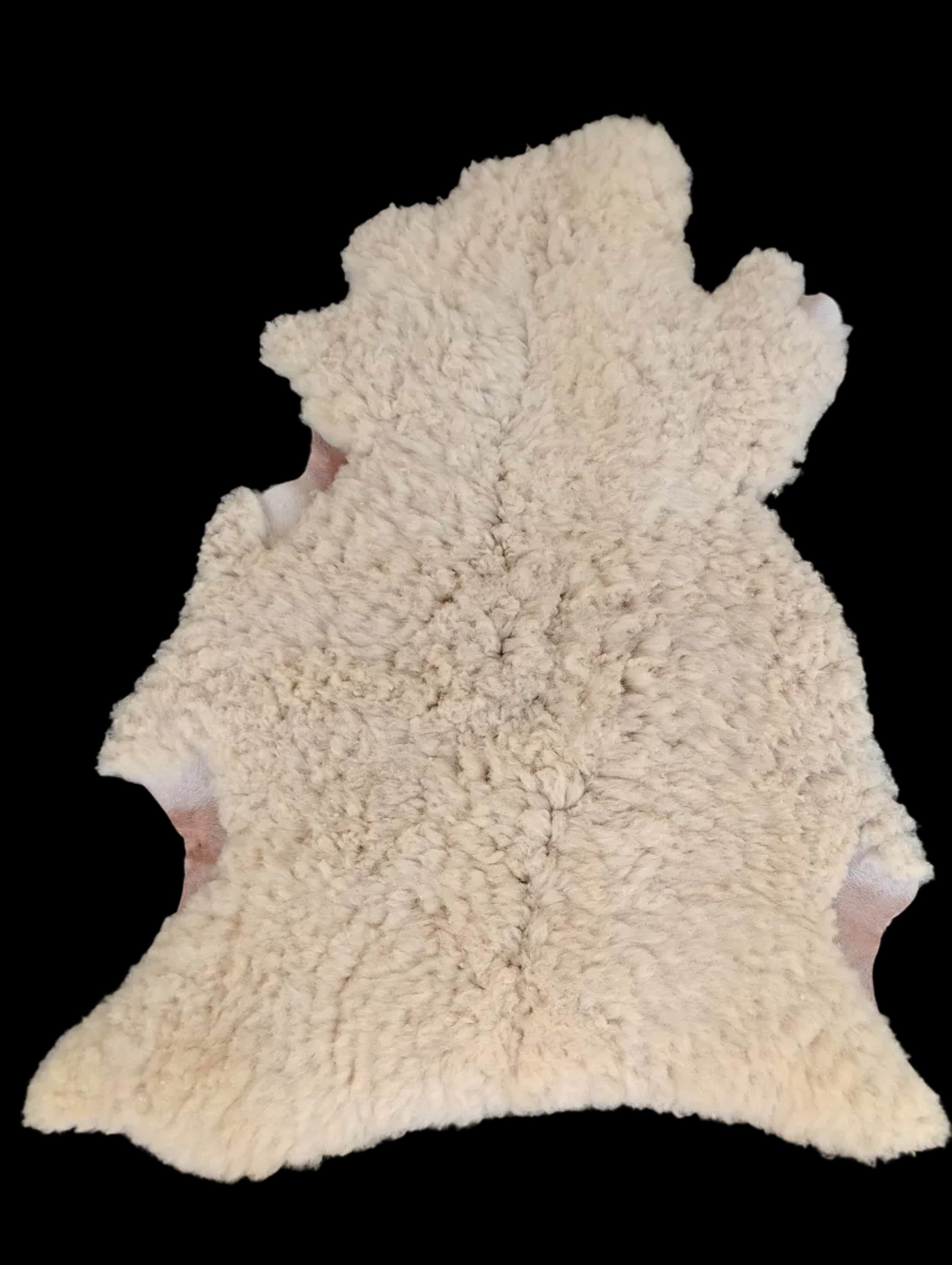 Bark tanned sheepskin 40 x 29 / dense wool