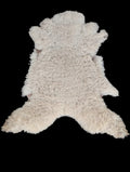 Bark tanned sheepskin 41 x 30 / dense soft wool 2 inch