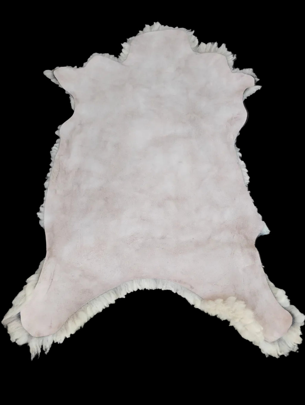 Bark tanned sheepskin 38 x 27 / soft dense wool