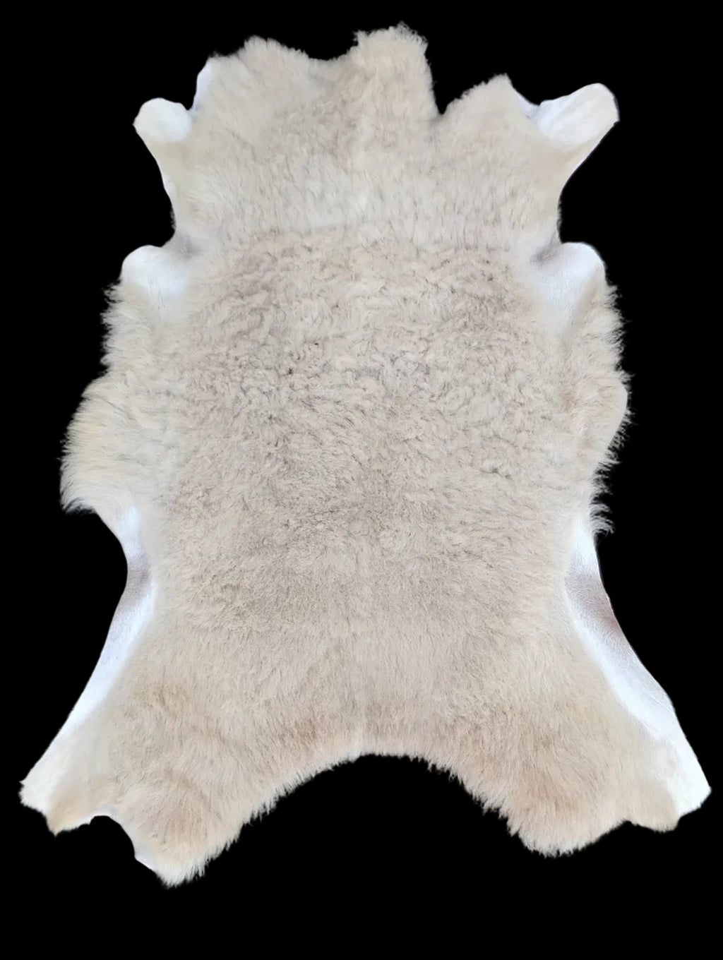 Bark tanned sheepskin 35 x 27 / silky hair