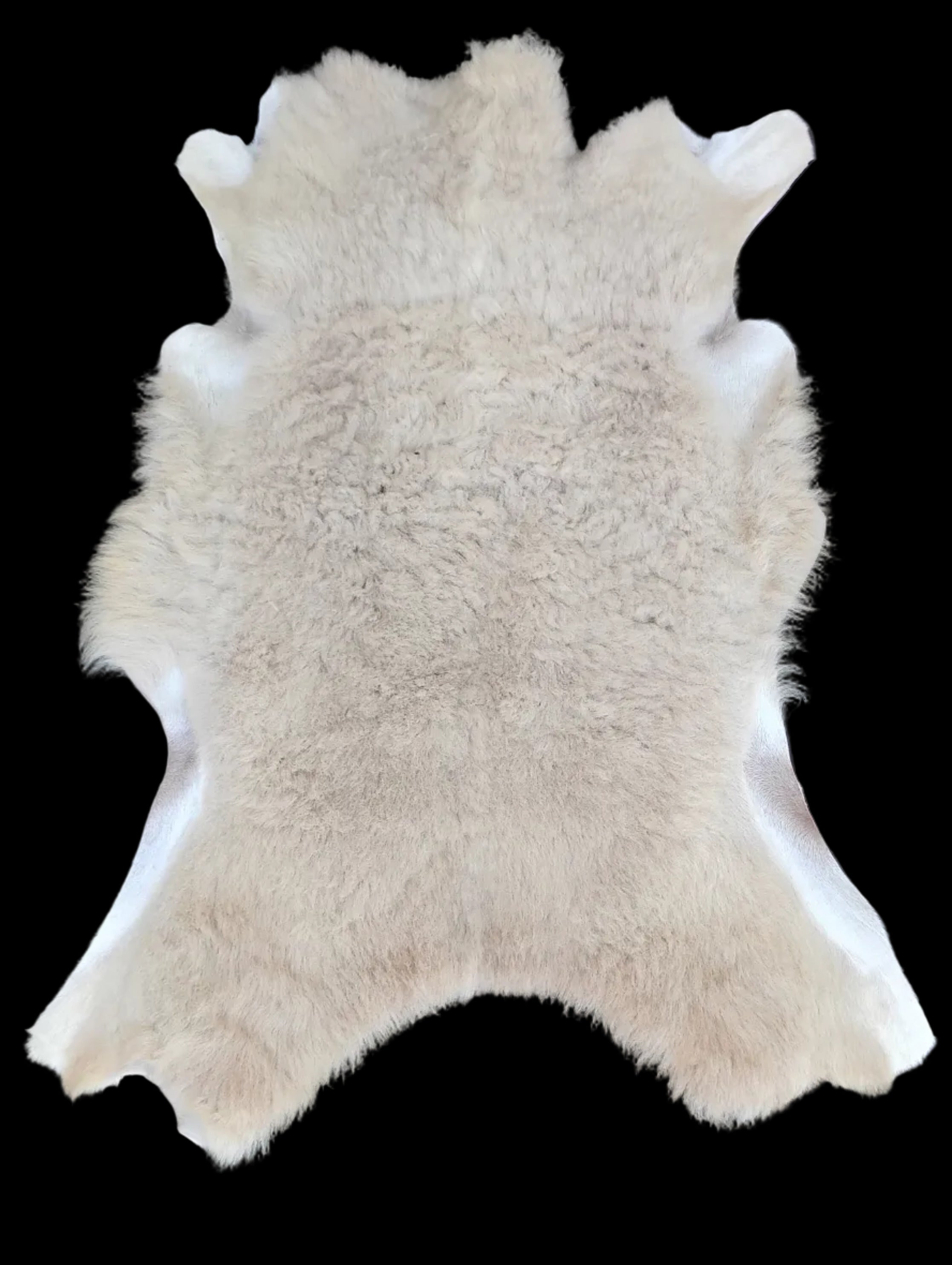 Bark tanned sheepskin 35 x 27 / silky hair