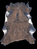 Bark tanned sheepskin 34 x 24 / silky wool and hair