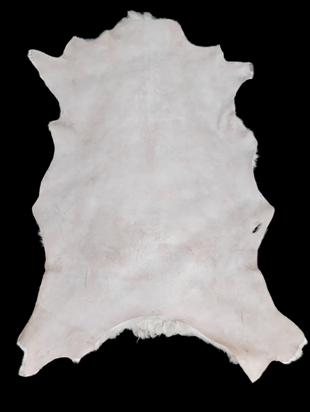 Bark tanned sheepskin 38 x 28 / 1 silky wool hair