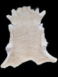 Bark tanned sheepskin 49 x 26 / 1.5 silky wool hair
