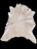Bark tanned sheepskin 31 x 27 / 1 inch hair