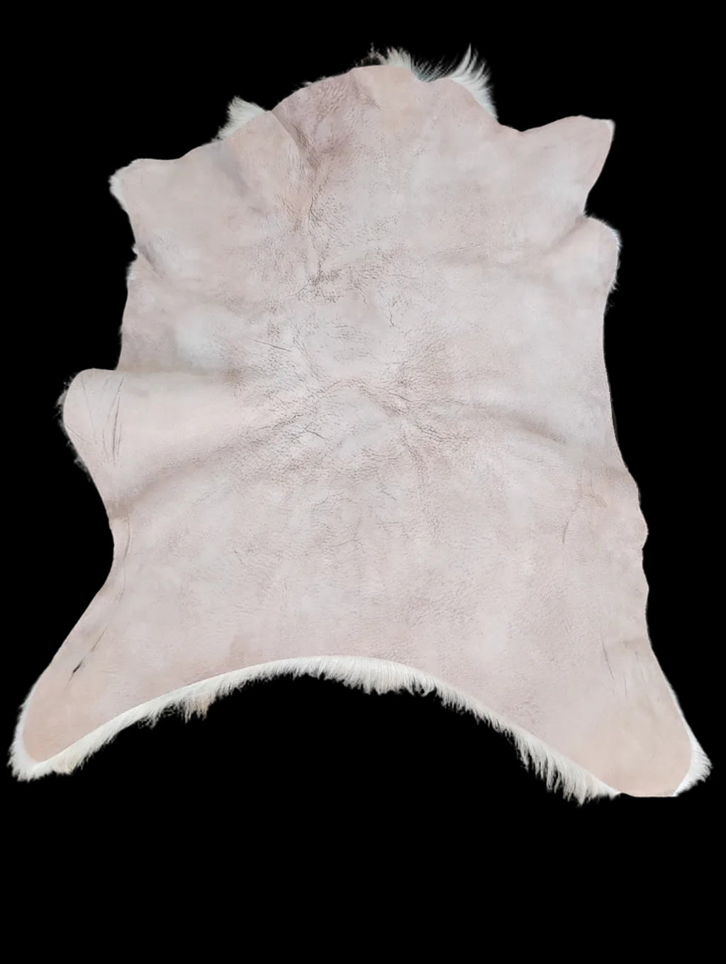 Bark tanned sheepskin 31 x 27 / 1 inch hair