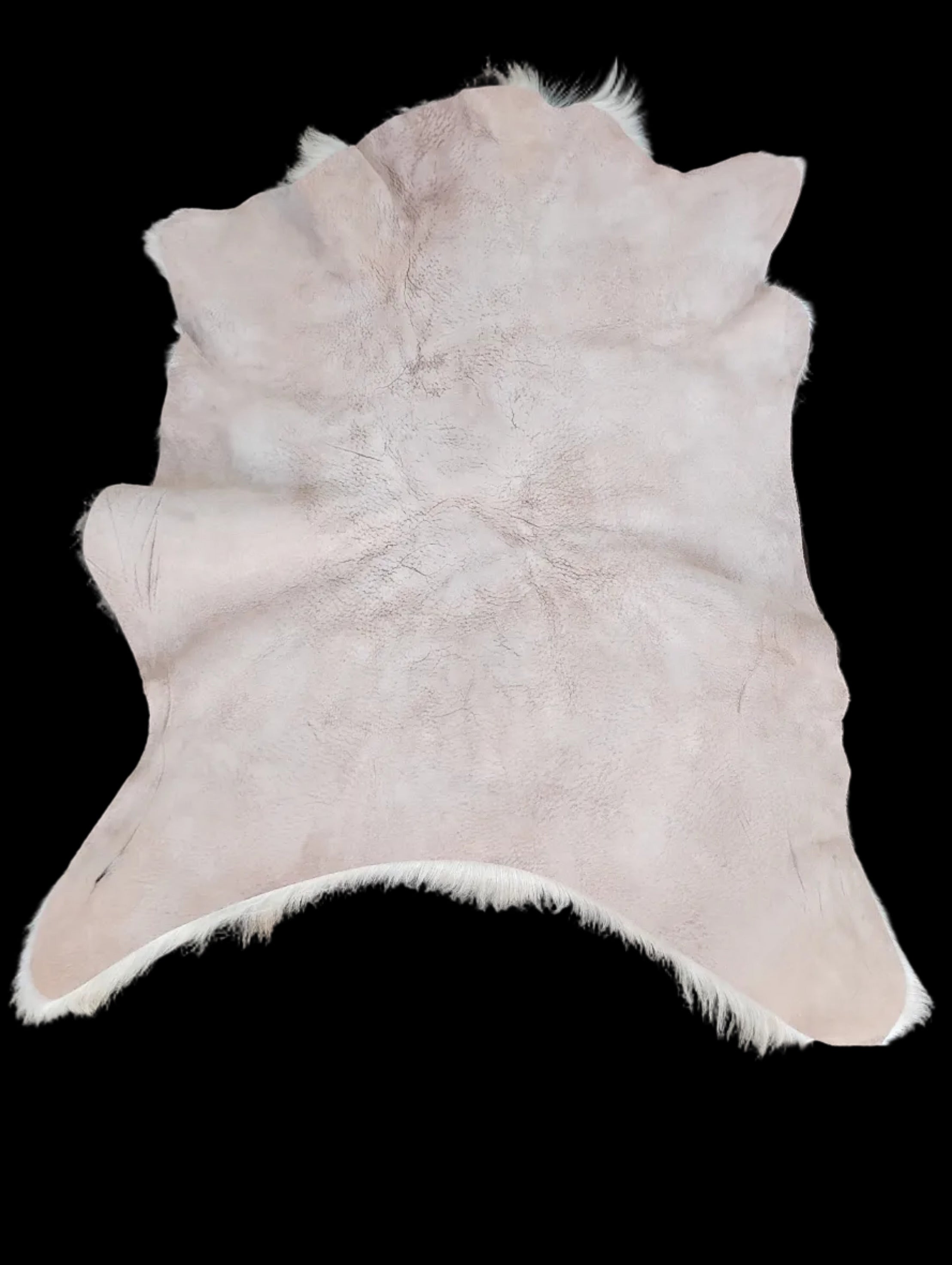 Bark tanned sheepskin 31 x 27 / 1 inch hair