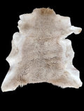 Bark tanned sheepskin 34 x 27 / 1.3 inch hair