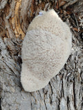 Adjustable shearling cap adult size