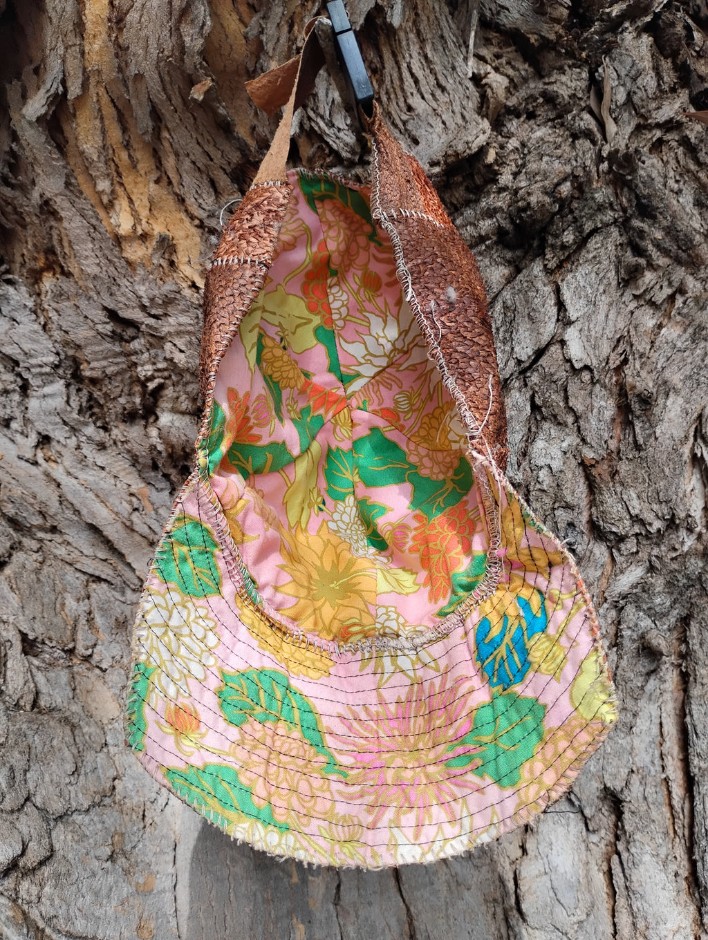 Adjustable fish skin cap adult size, last one available, very rare