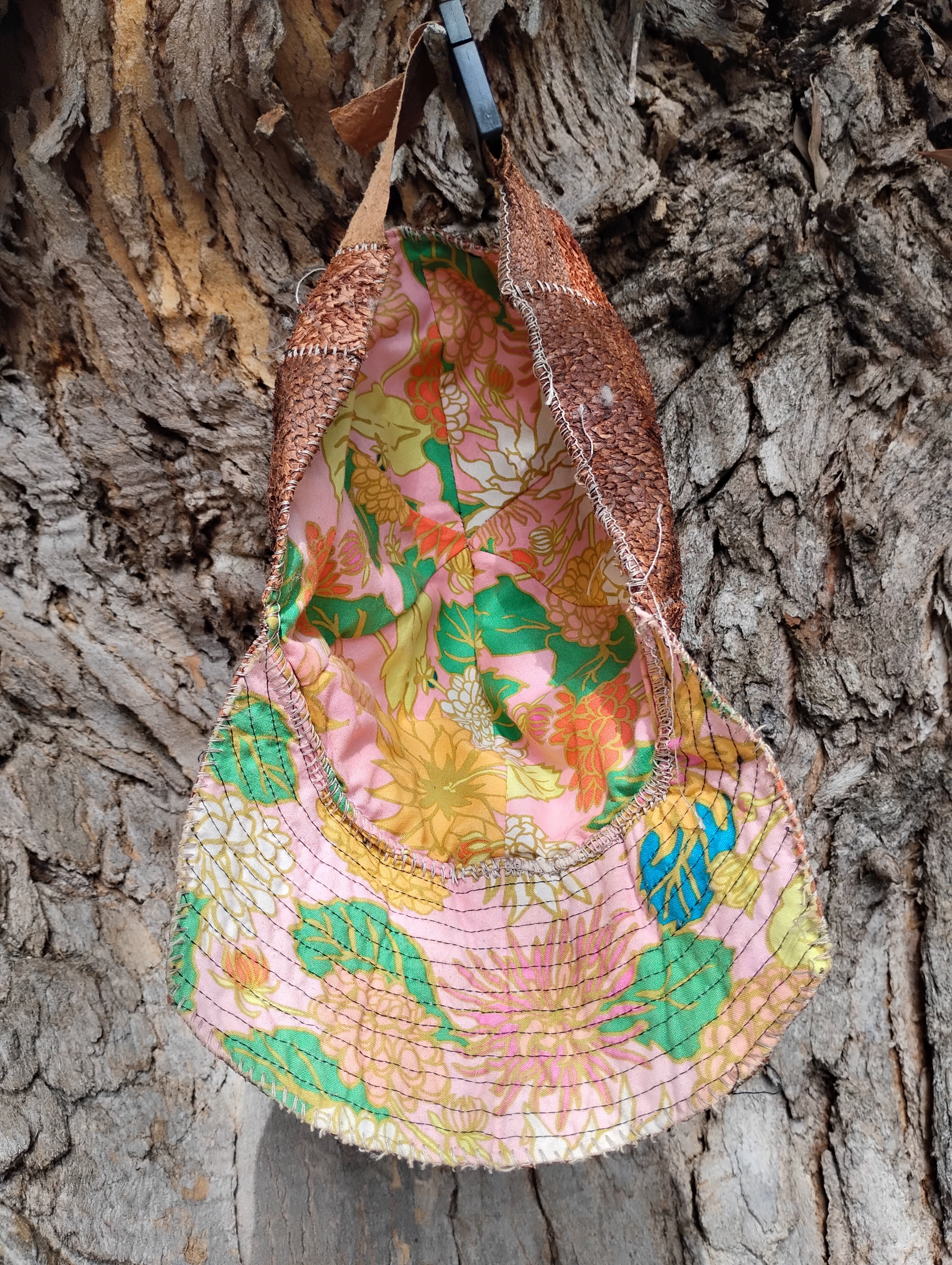 Adjustable fish skin cap adult size, last one available, very rare