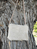 Natural Sheepskin Crossbody Bag