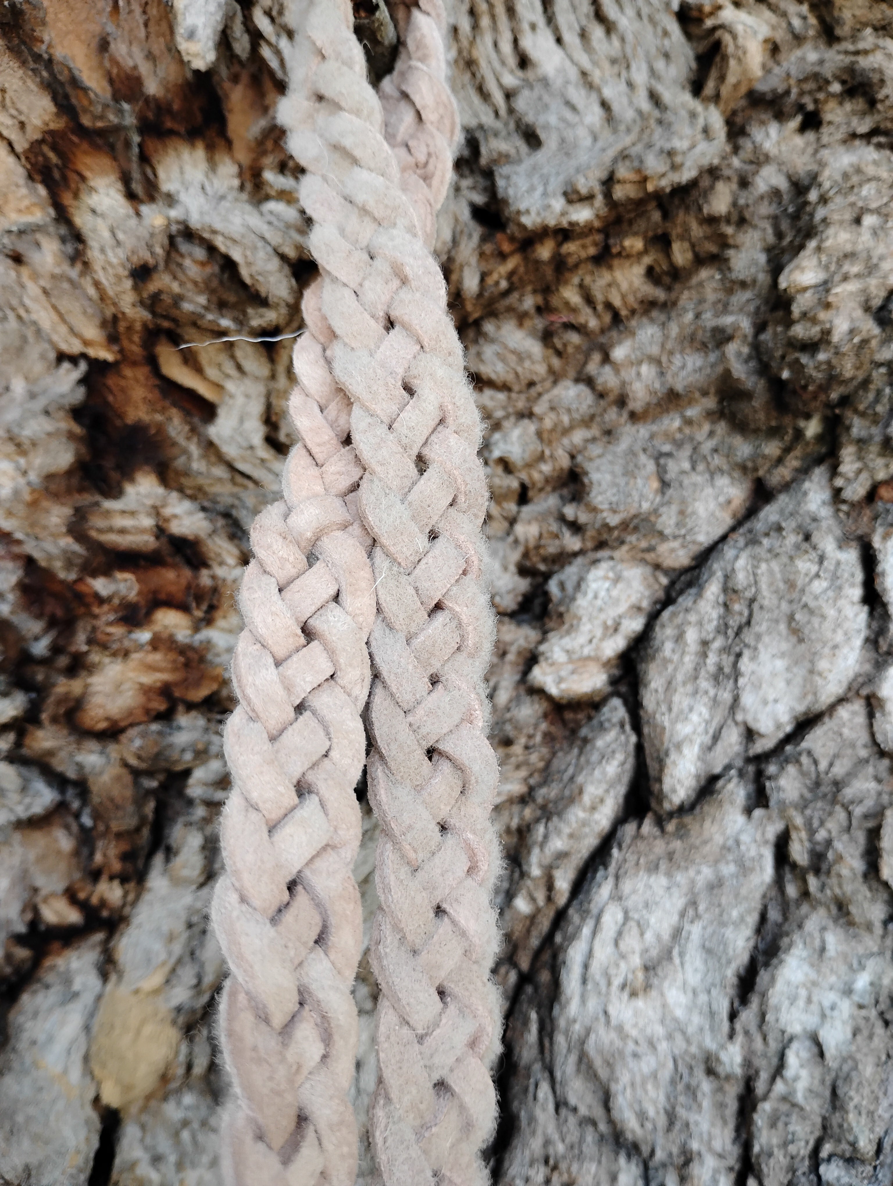 Natural Sheepskin Crossbody Bag