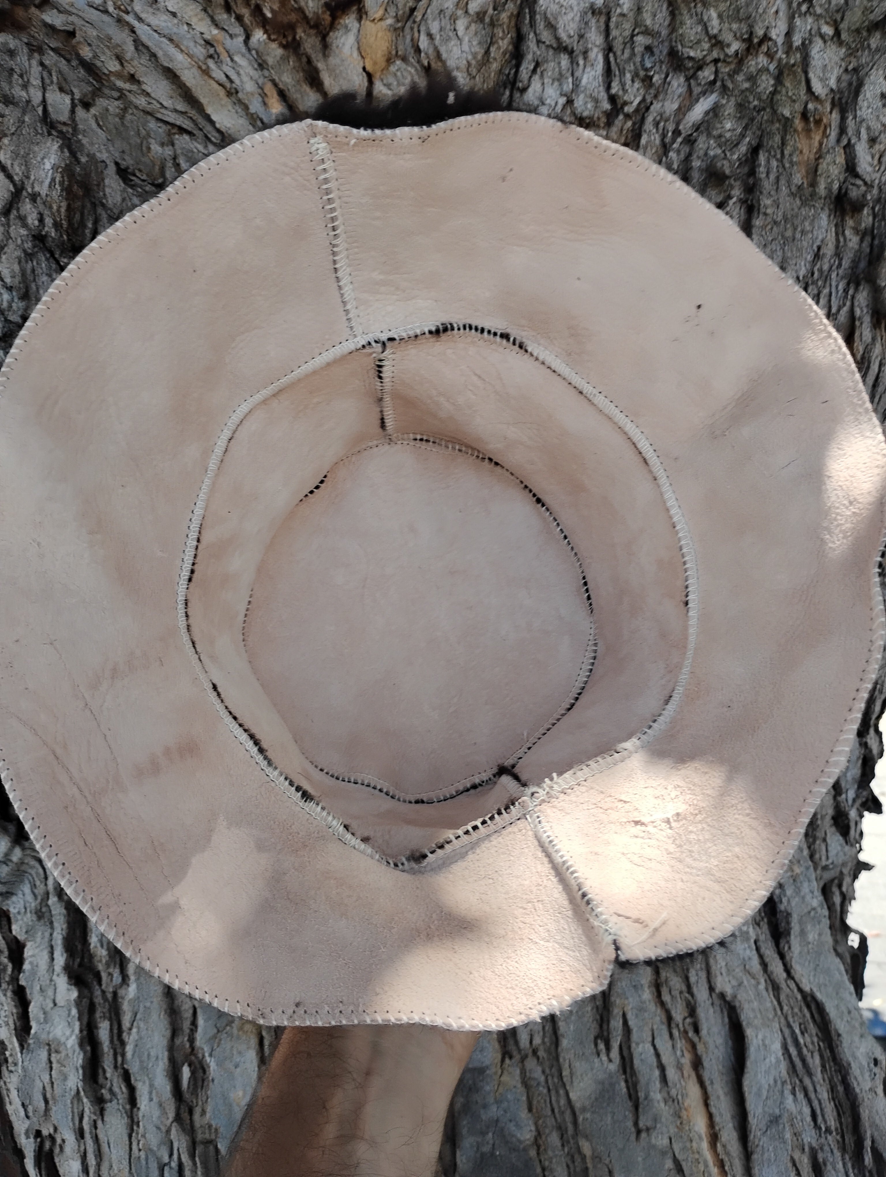 Natural Sheepskin Bucket Hat