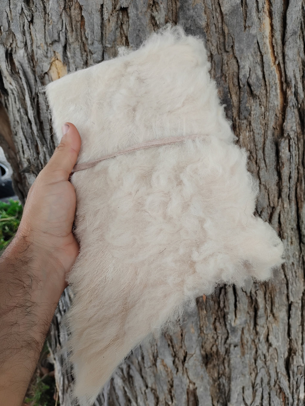 Bark Tanned Sheepskin Journal – 12×9 Refillable