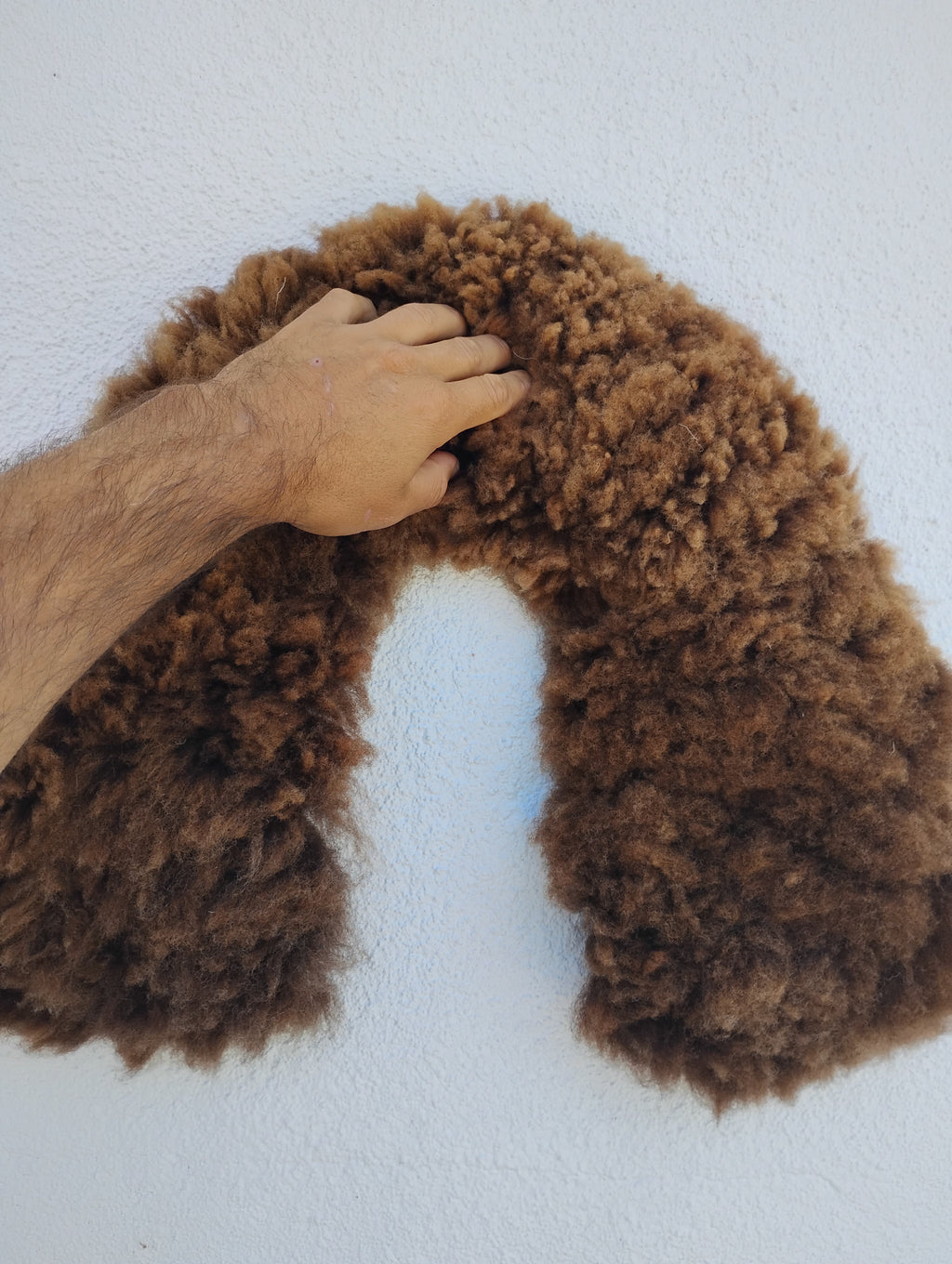 Sheepskin shawl 3inch wool