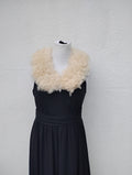 Sheepskin shawl 1.5inch silky wool