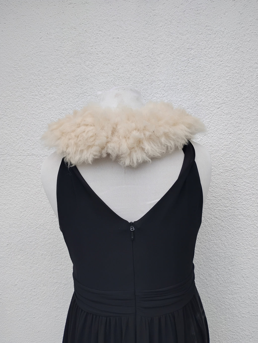 Sheepskin shawl 1.5inch silky wool