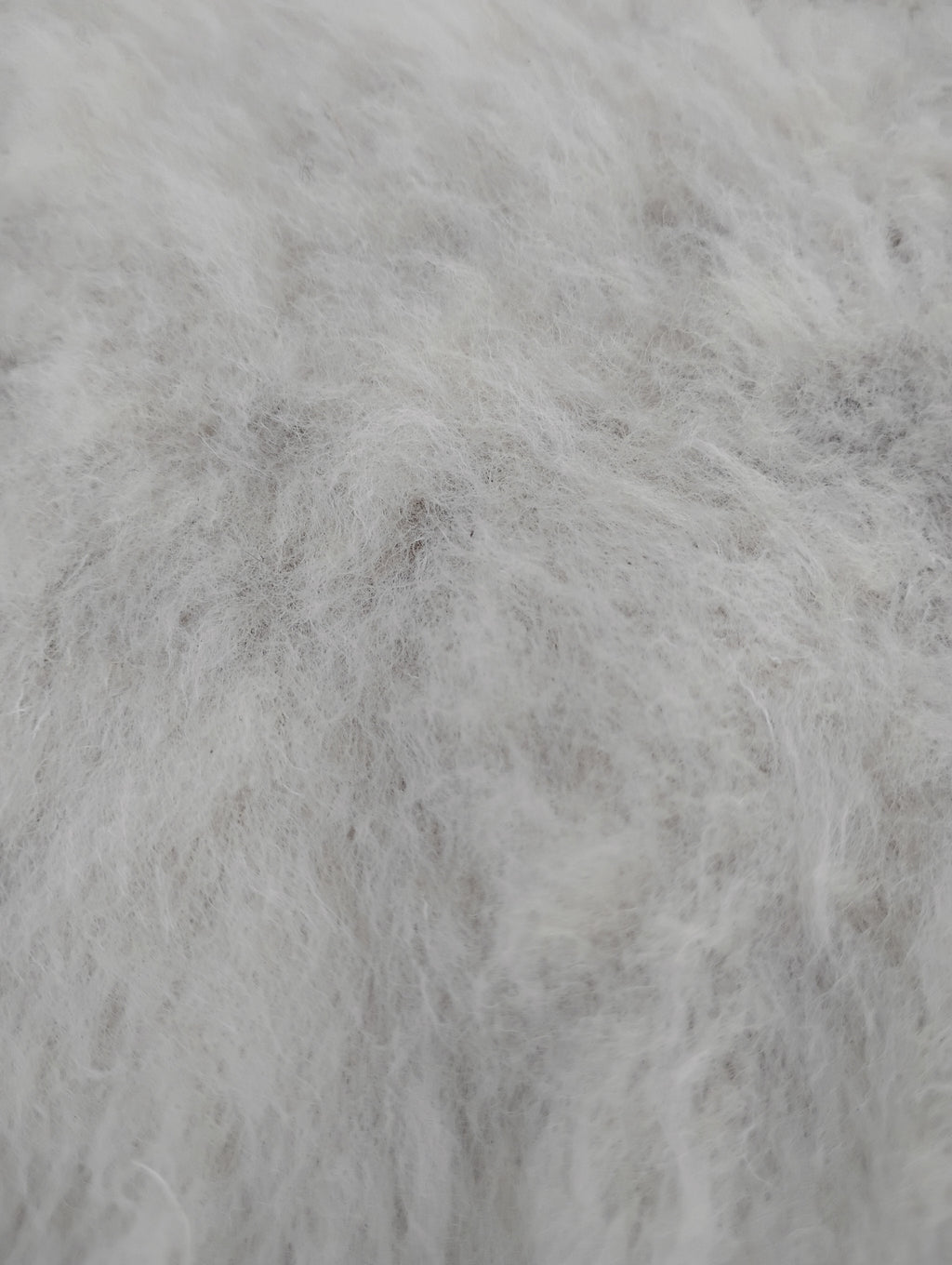 Bark tanned sheepskin 39 x 26 1 inch wool/hair