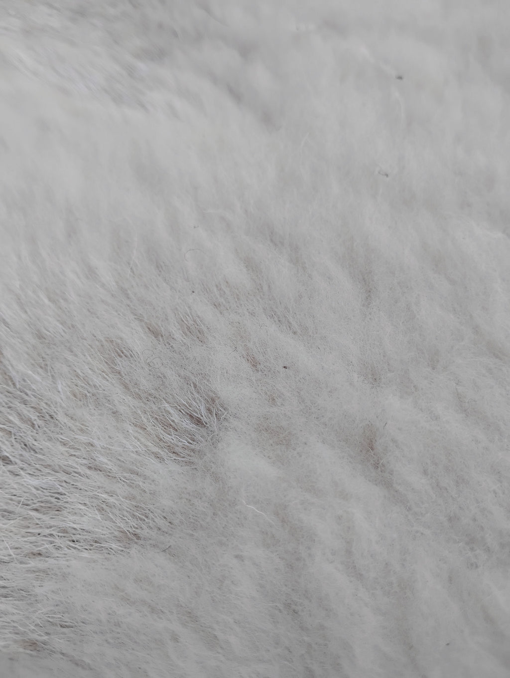 Bark tanned sheepskin 39 x 26 1 inch wool/hair