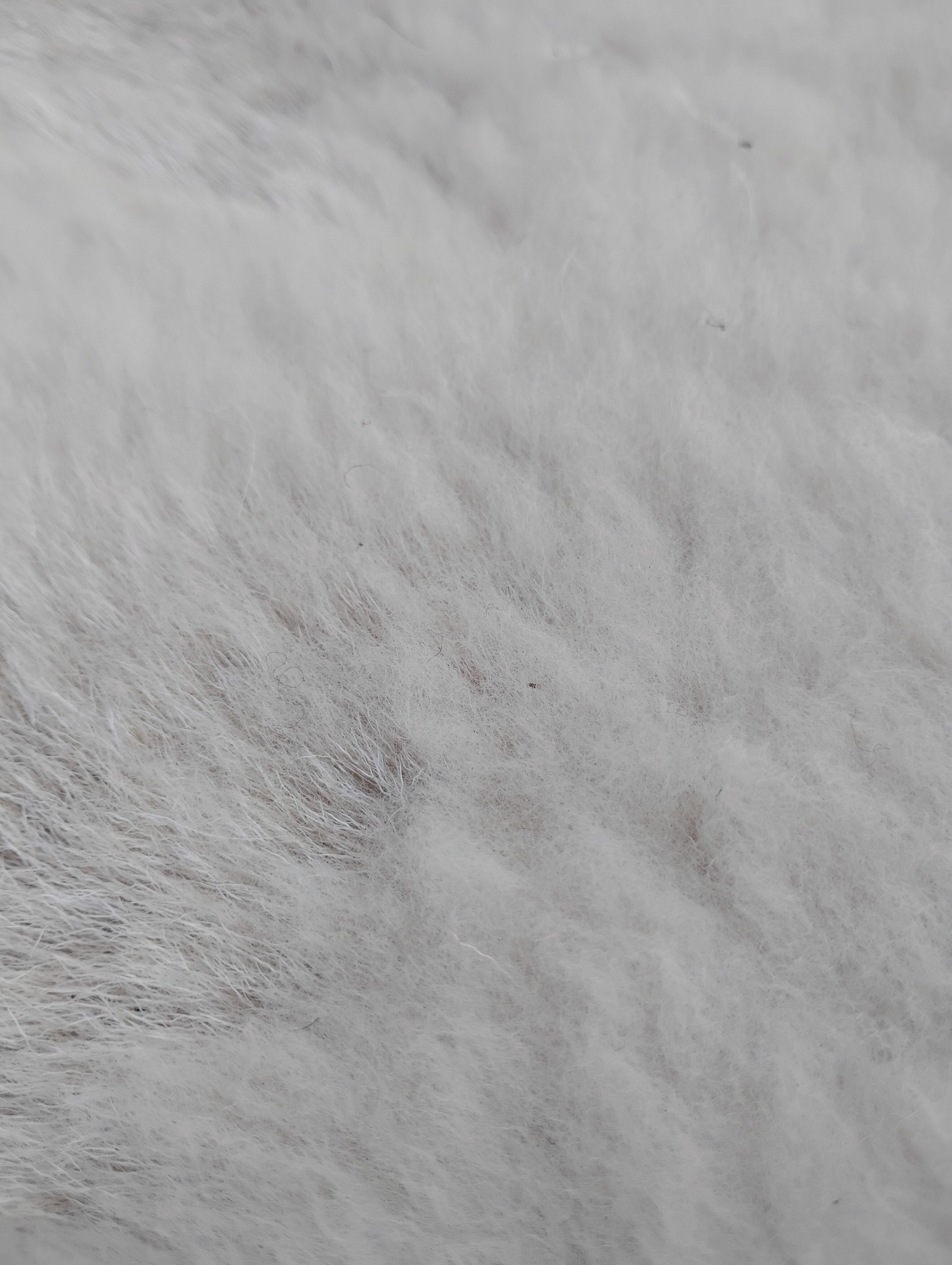 Bark tanned sheepskin 39 x 26 1 inch wool/hair