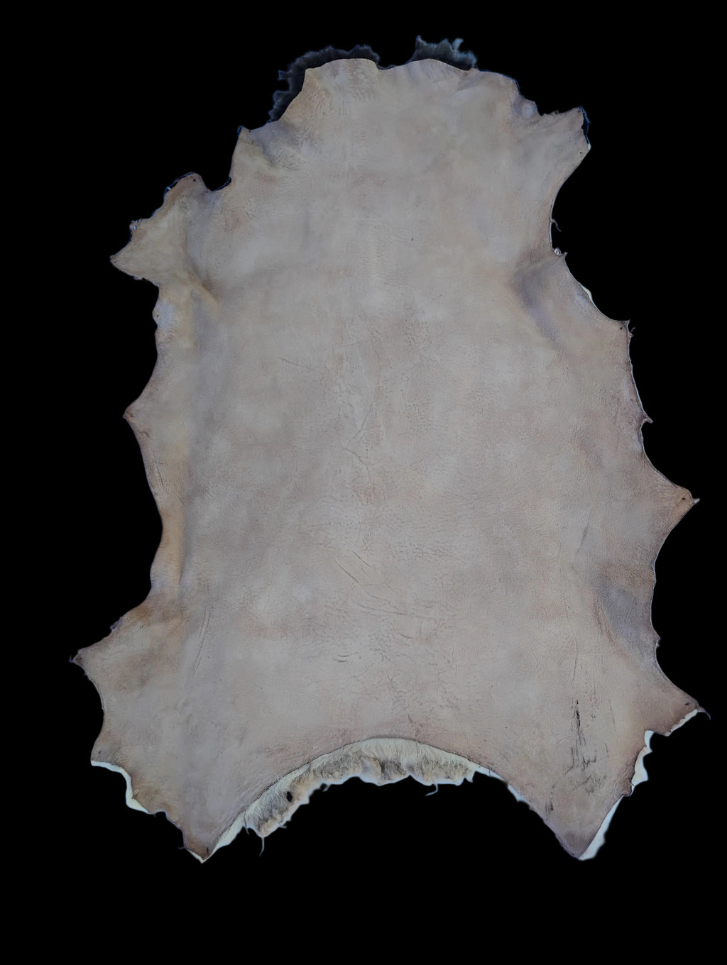 Bark tanned sheepskin 38 x 27 1 inch wool/hair