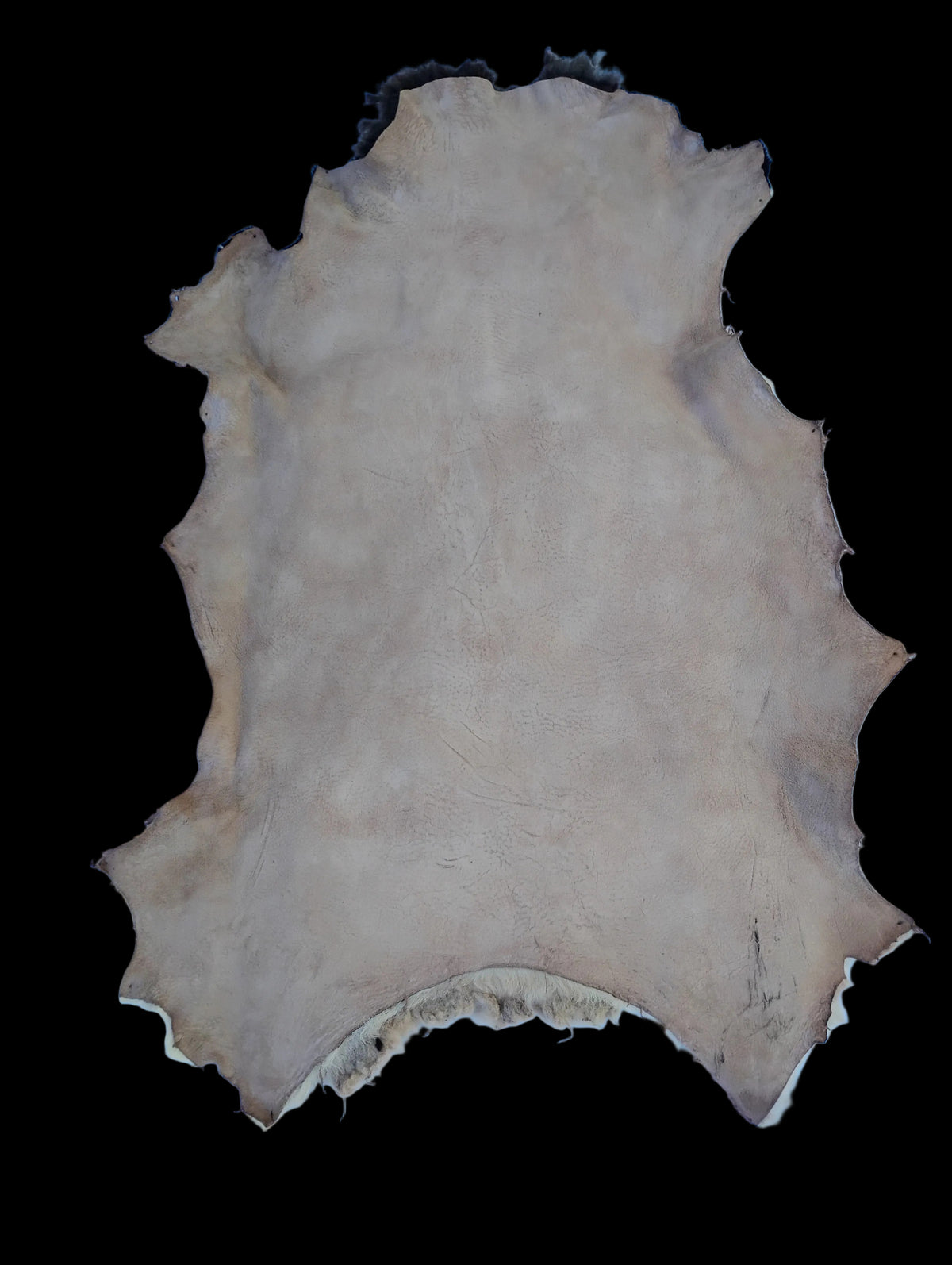 Bark tanned sheepskin 38 x 27 1 inch wool/hair