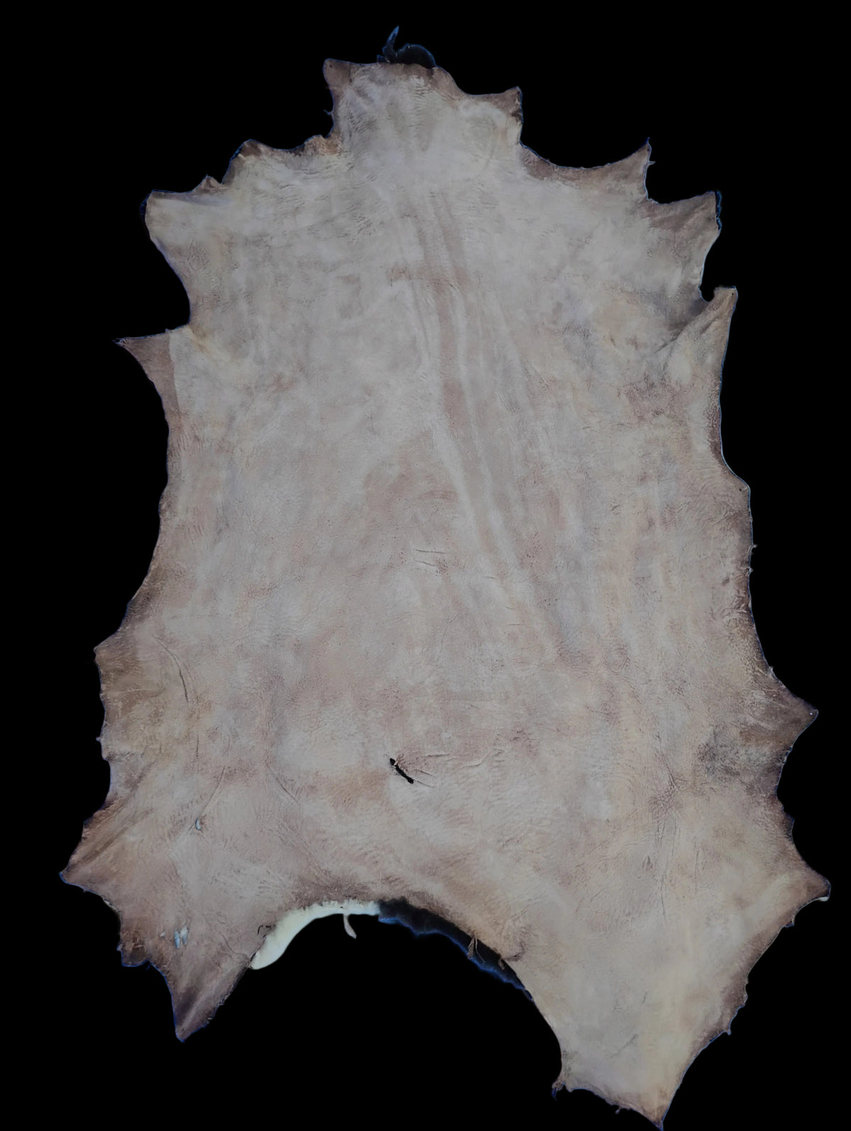 Bark tanned sheepskin 38 x 25 1 inch wool/hair