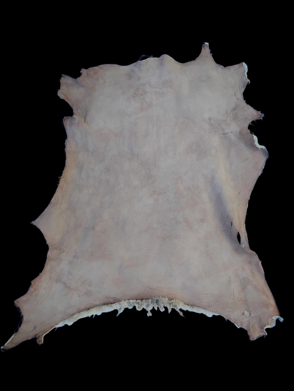 Bark tanned sheepskin 35 x 27 1 inch wool/hair