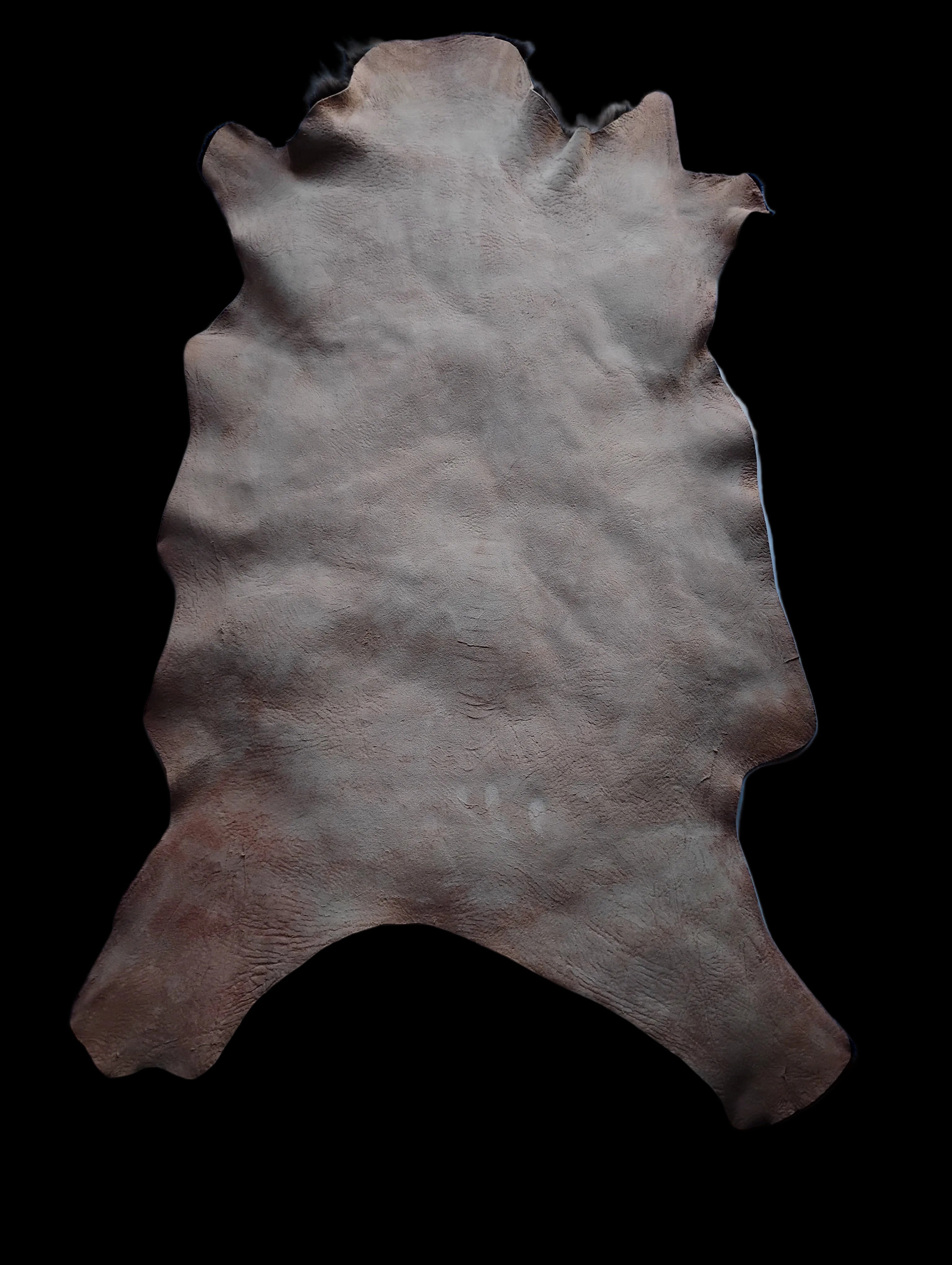 Bark tanned sheepskin 42 x 27 1 inch wool