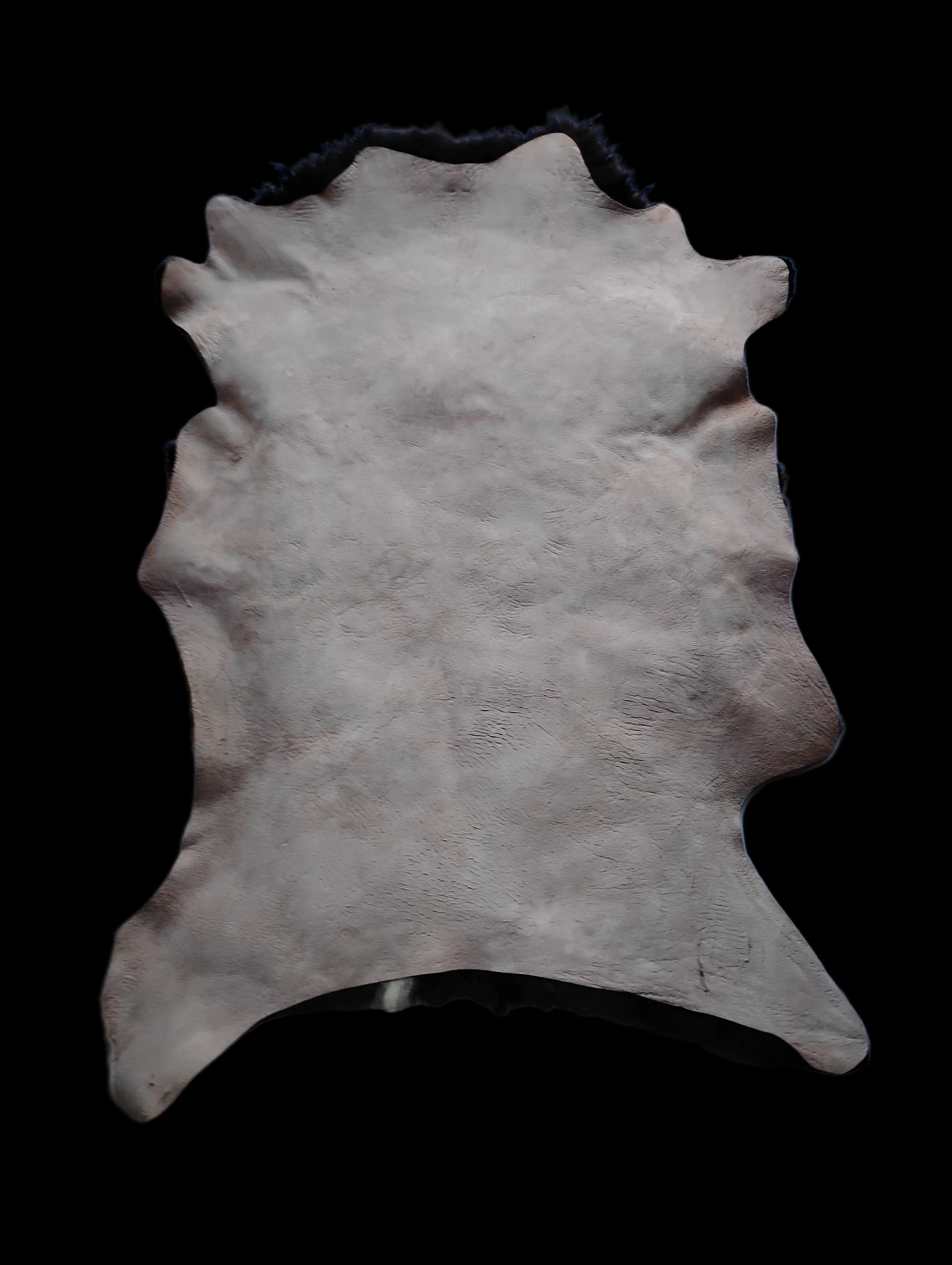 Bark tanned sheepskin 34 x 26 1 inch wool/hair