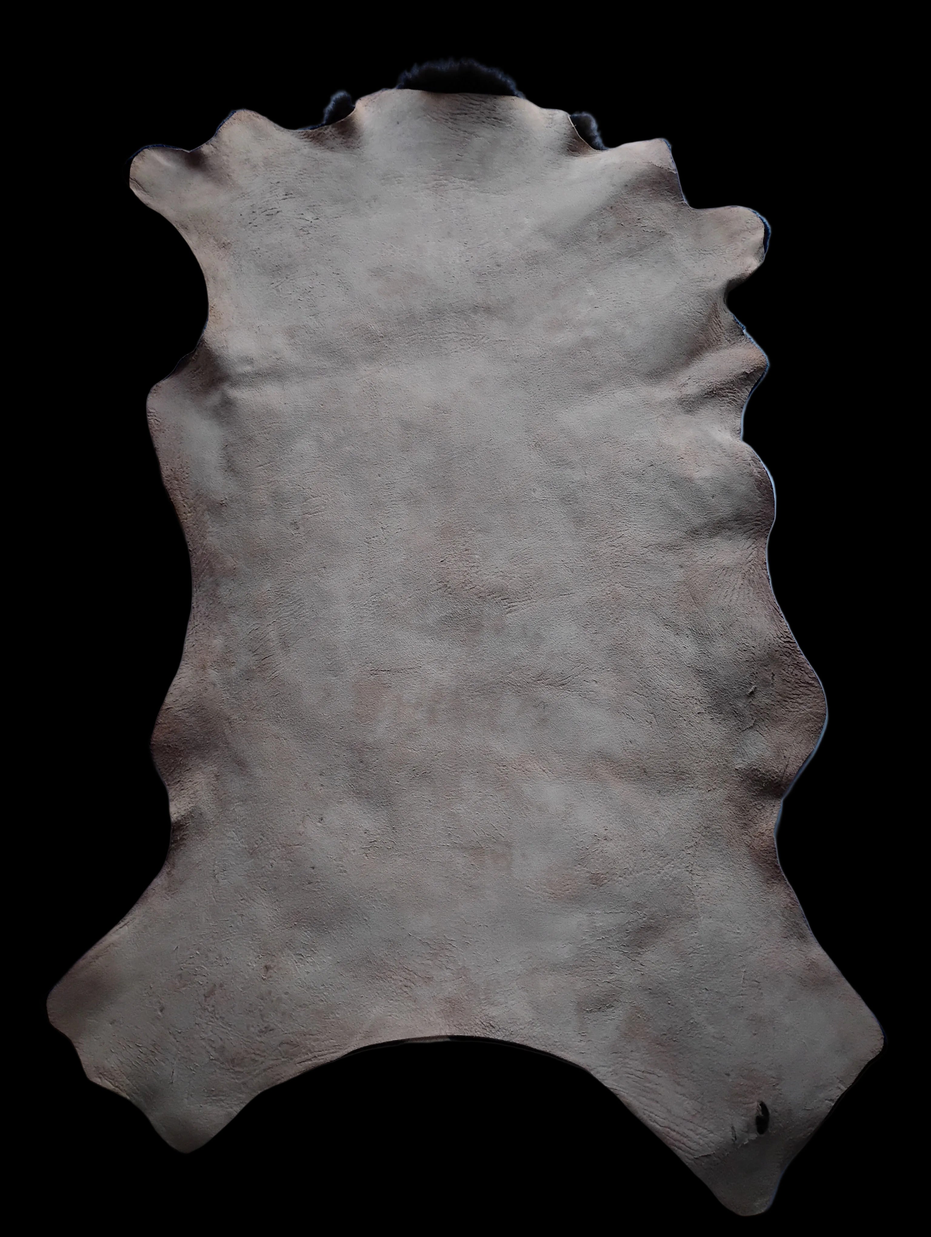 Bark tanned sheepskin 38 x 24 1 inch wool/hair