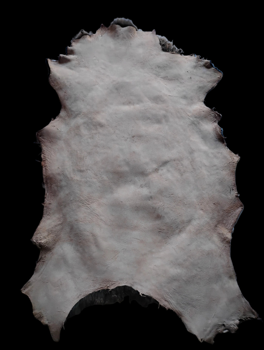 Bark tanned sheepskin 38 x 26 1 inch wool/hair