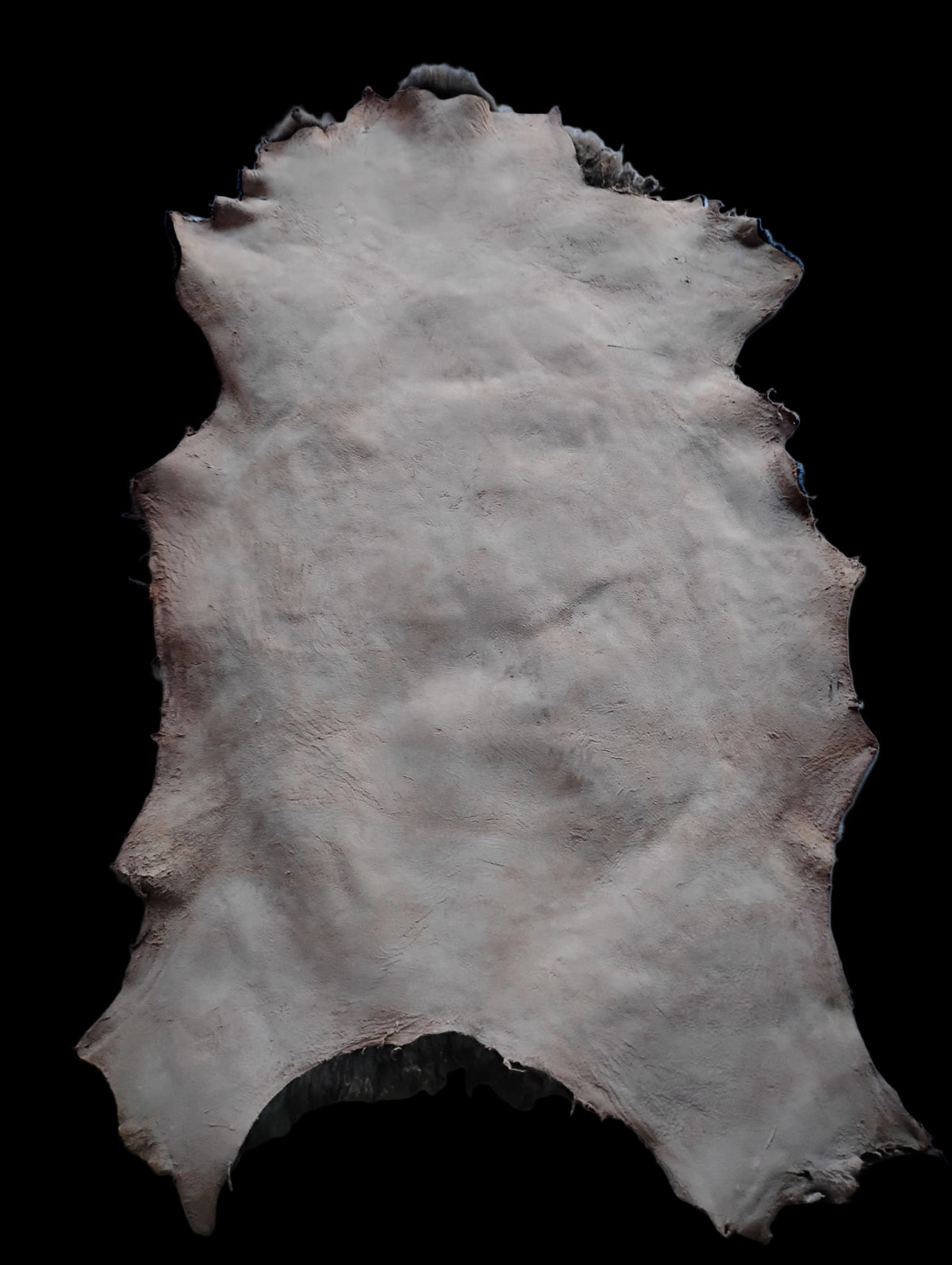 Bark tanned sheepskin 38 x 26 1 inch wool/hair