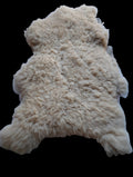 Bark tanned sheepskin 35 x 28 3 inch wool