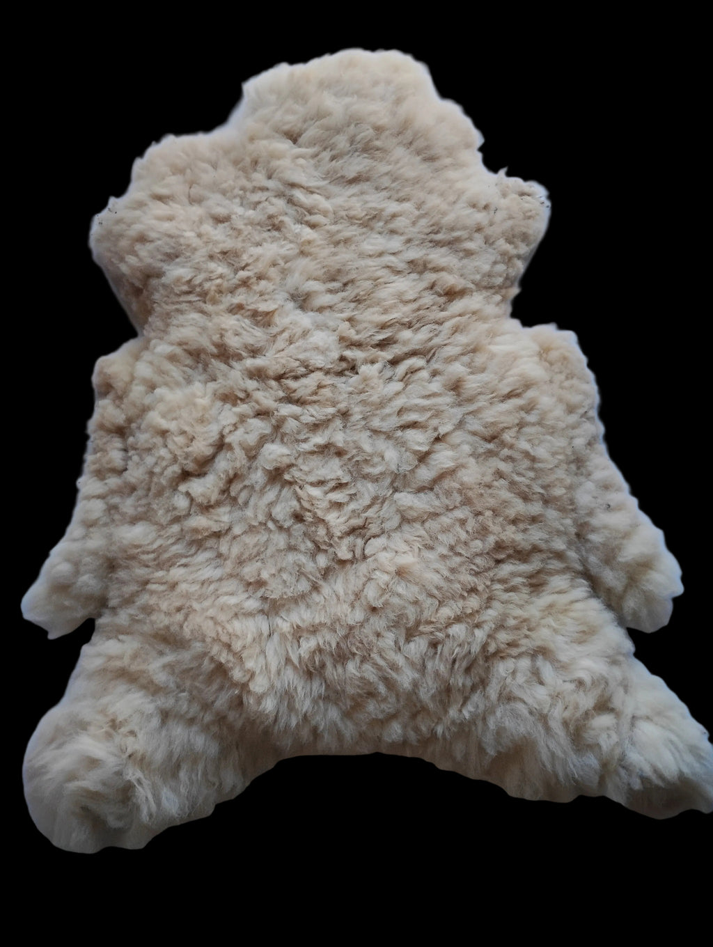 Bark tanned sheepskin 37 x 27 4 inch wool