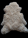 Bark tanned sheepskin 37 x 27 4 inch wool