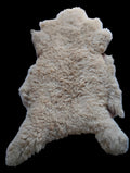 Bark tanned sheepskin 42 x 29 3 inch wool