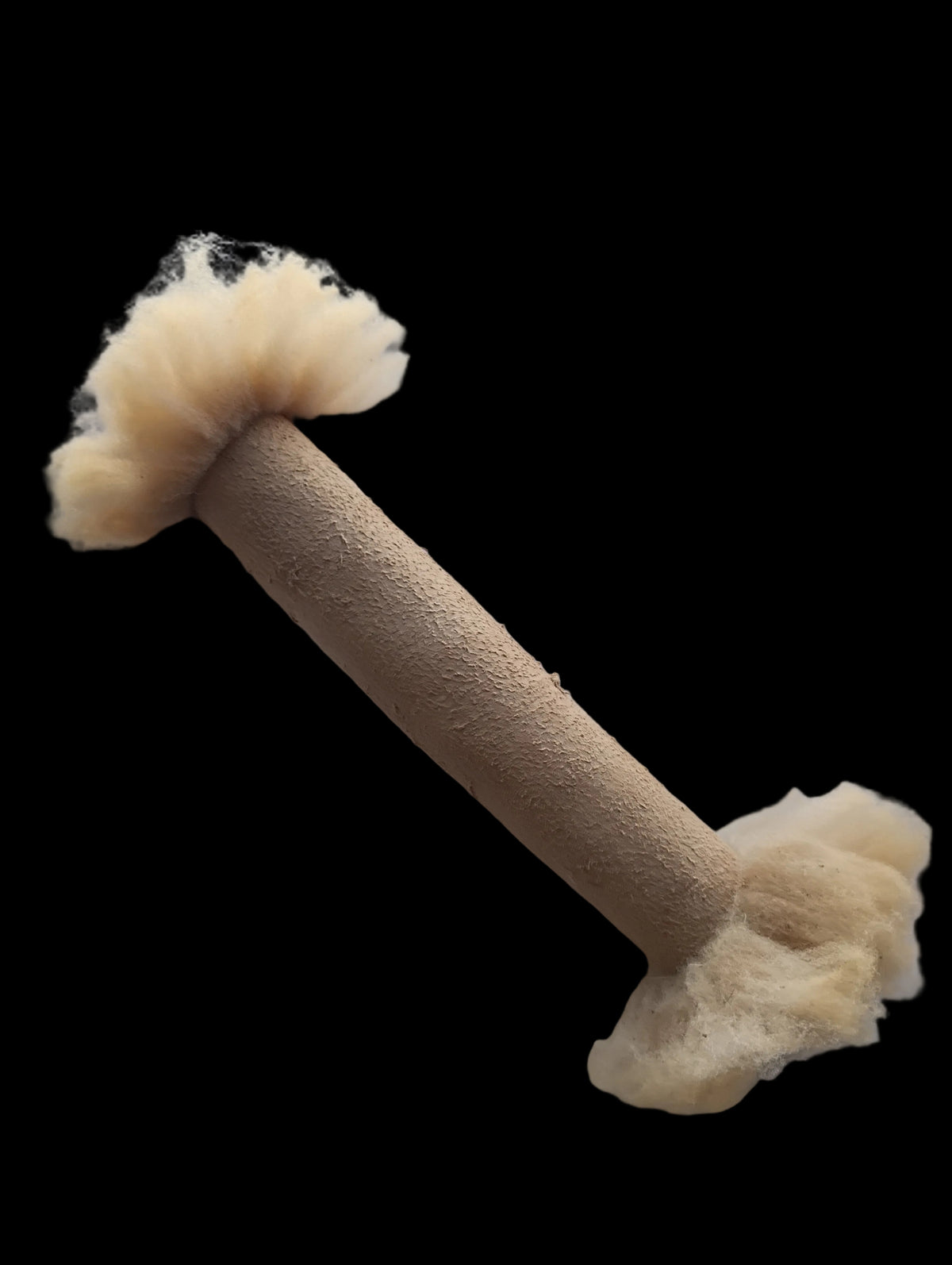Bark Tanned Sheepskin Dog Toy 11 x2 inches
