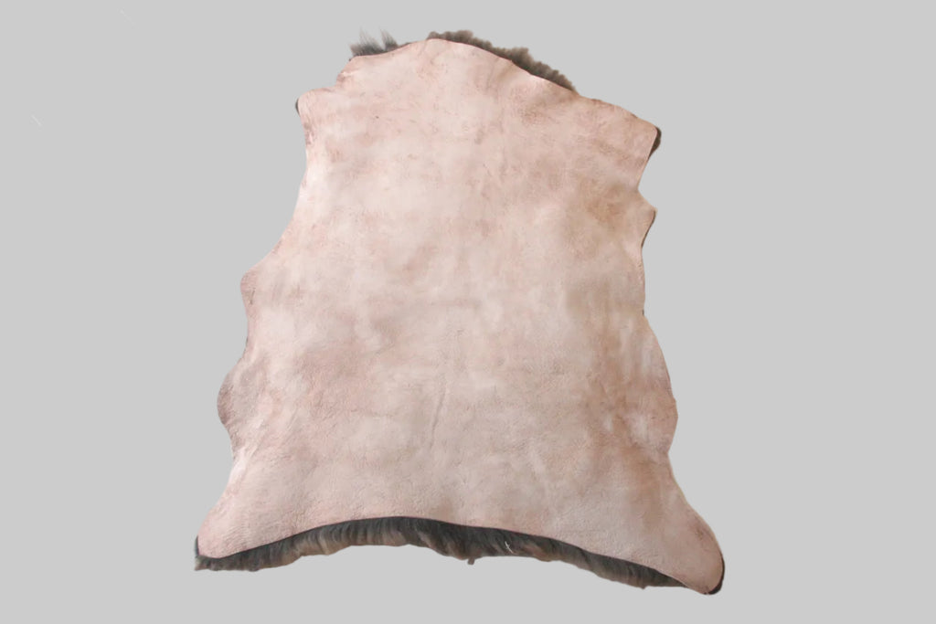 Whole sheepskin 40 x 29 2.5 inch fiber