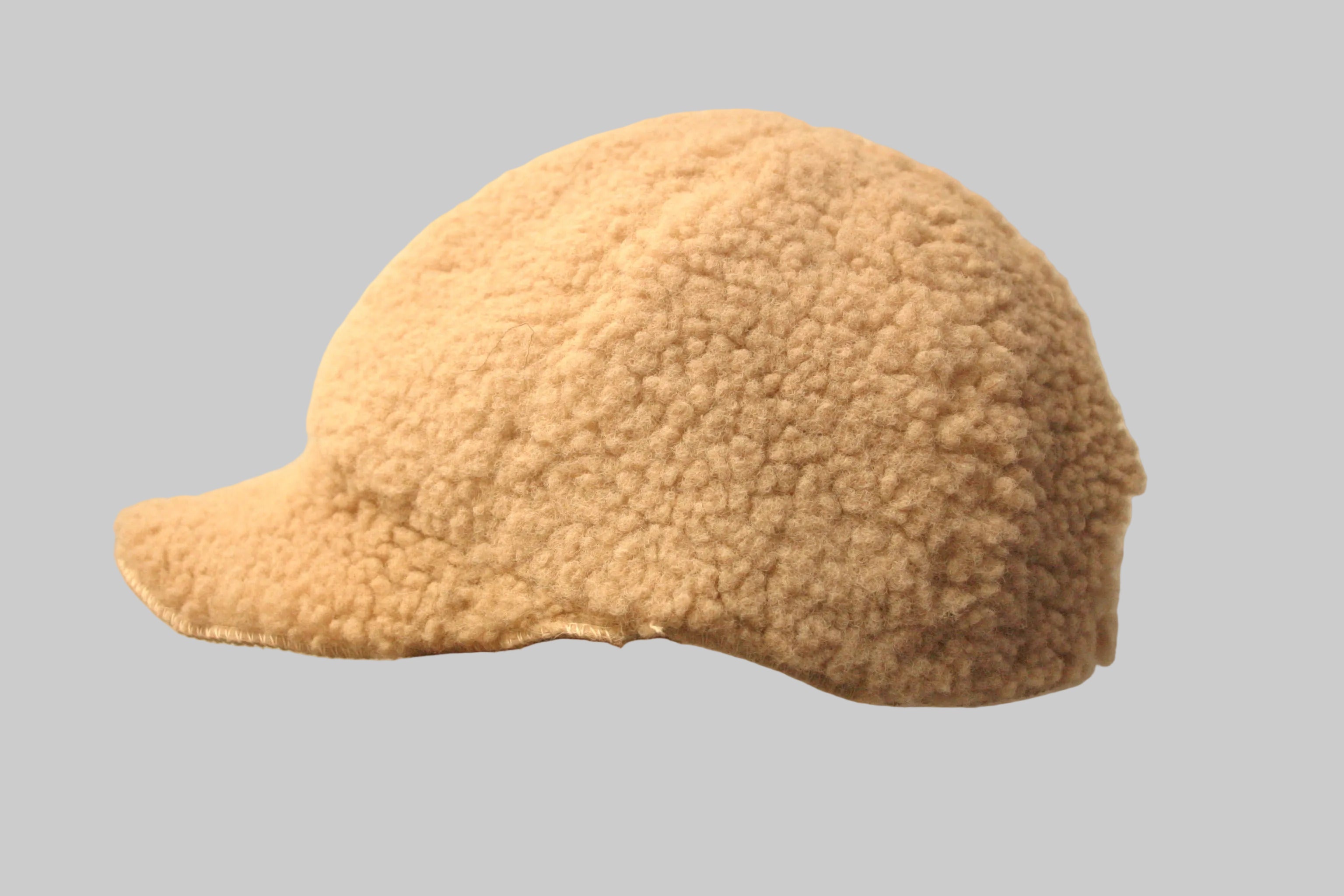 Sheepskin adjustable cap