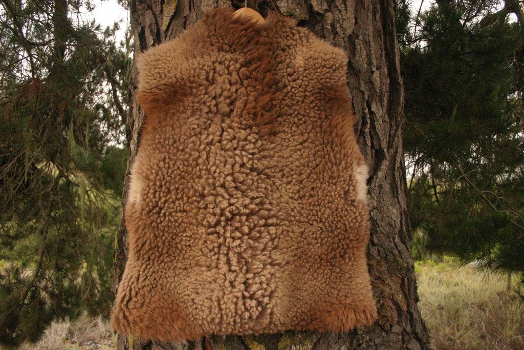 Natural Sheepskin Vest — British Army Jerkin Style