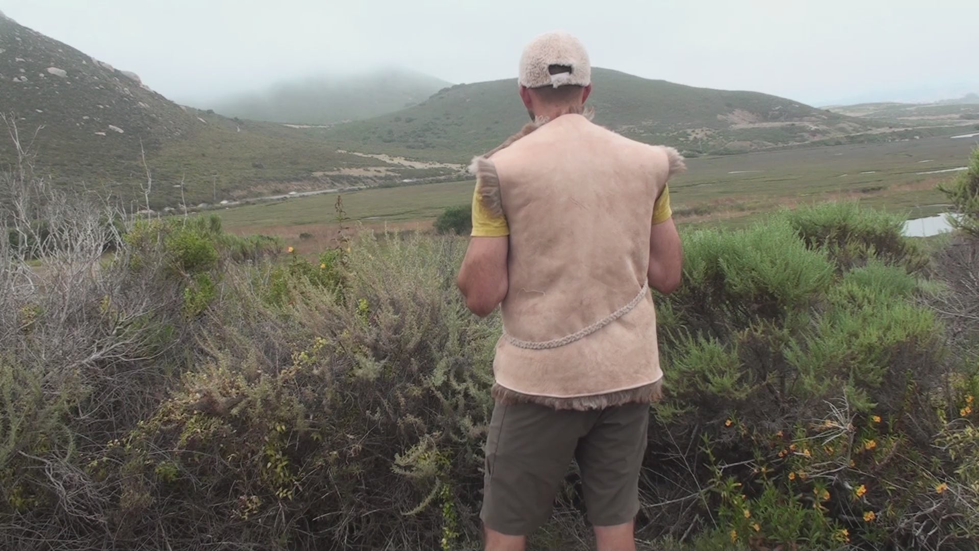 Natural Sheepskin Vest — British Army Jerkin Style